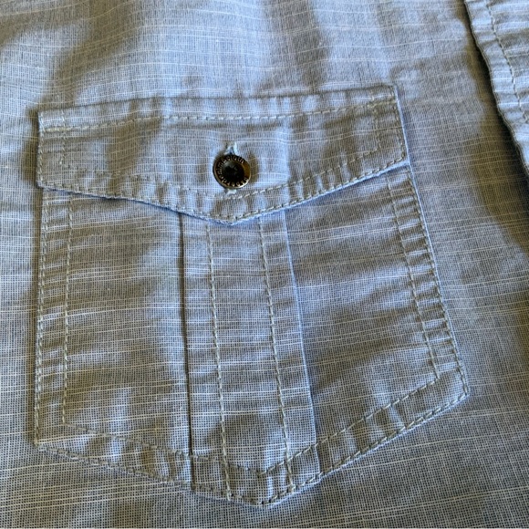 Boys Paper Denim & Cloth Button up Shirt Light blue SZ (10/12) - Picture 7 of 10